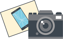 損害状況・損害品の写真